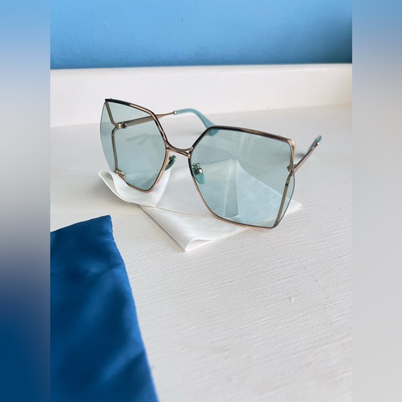 Gucci GG0817S 003 Gold/green 65-17-140 Sunglasses - Picture 6 of 16